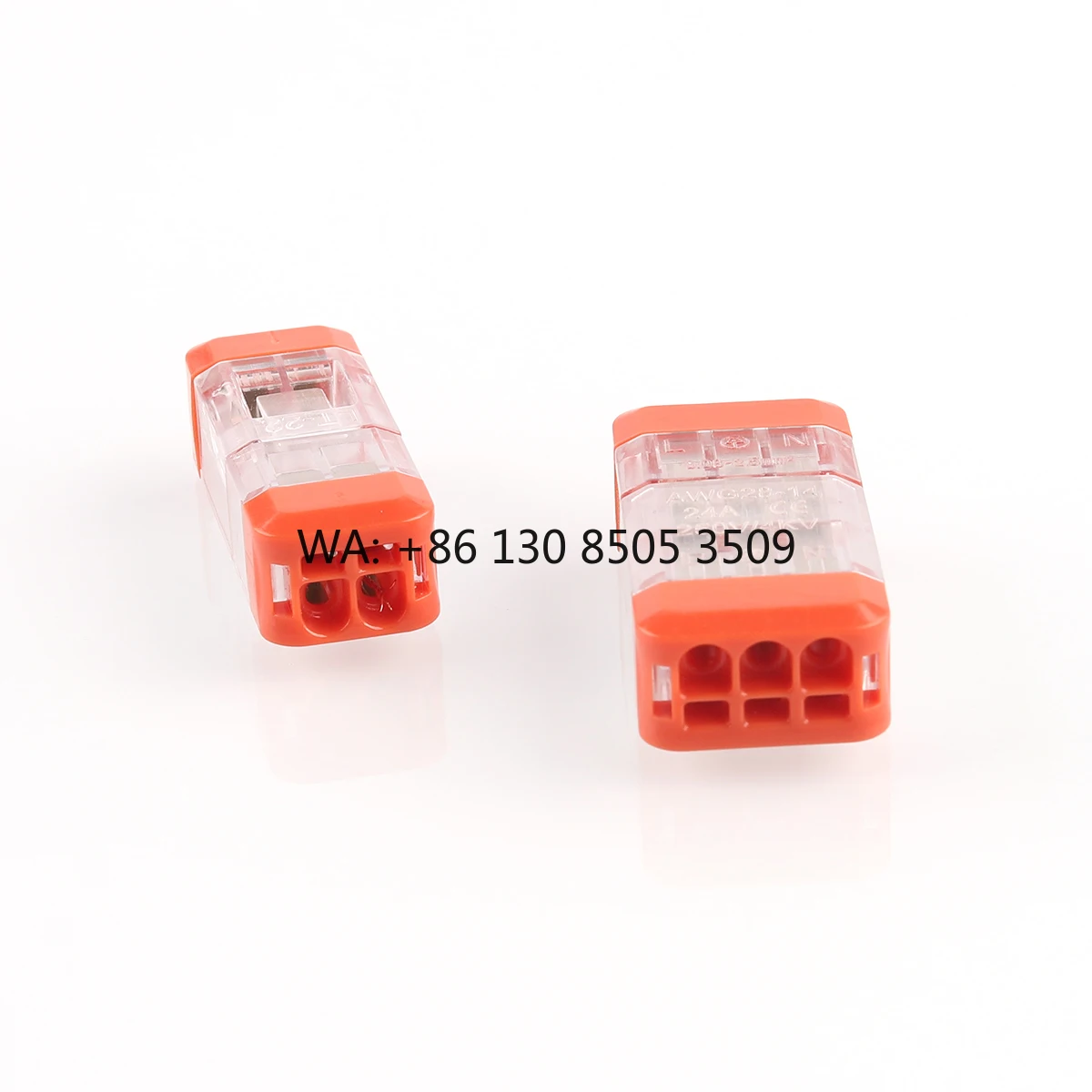 

Mini Quick Wire Connector 2/3pin Docking Universal Compact Electrical Led Light Connectors Push-in Butt Conductor Terminal Block