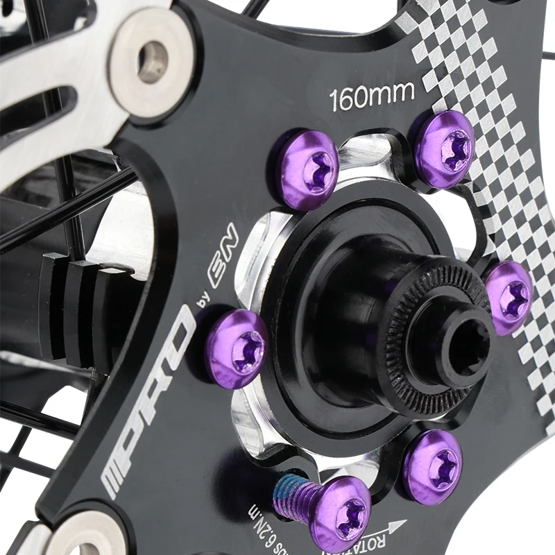 MTB Bremsscheibe Befestigungsschraube 12PCS T25 Farbe Legierung Stahl Scheibenbremse Schraube Fahrradzubehör – Detail 5