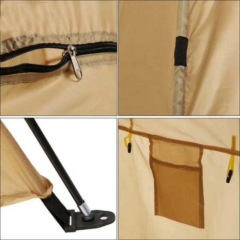 2026 Outdoor Shower Bath Changing Fitting Room Tent Shelter Beach Privacy Camping Toilet Portable Shower Tentpromote sales view 5