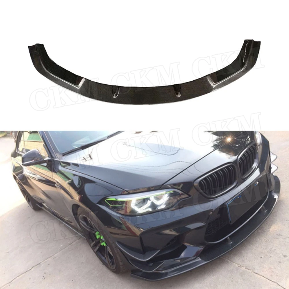 

2 Series Carbon Fiber Front Bumper Lip Spoiler 3D Style for BMW F87 M2 2016 2017 2018 FRP Head Bumper Chin Shovel Guard