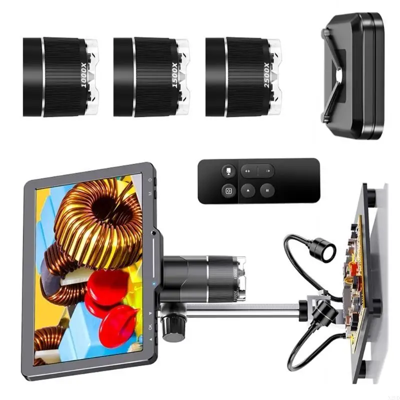101inch Kính hiển vi kỹ thuật số 2500X ZOOM 2MP Máy ảnh kính hiển vi điện tử N2UD N2UD N2UD