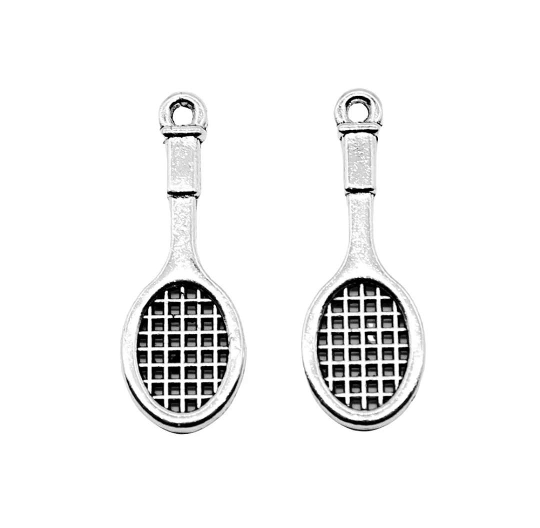

25pcs 29x10mm Zinc alloy metal tibetan silver plated charm T0918 for jewelry making