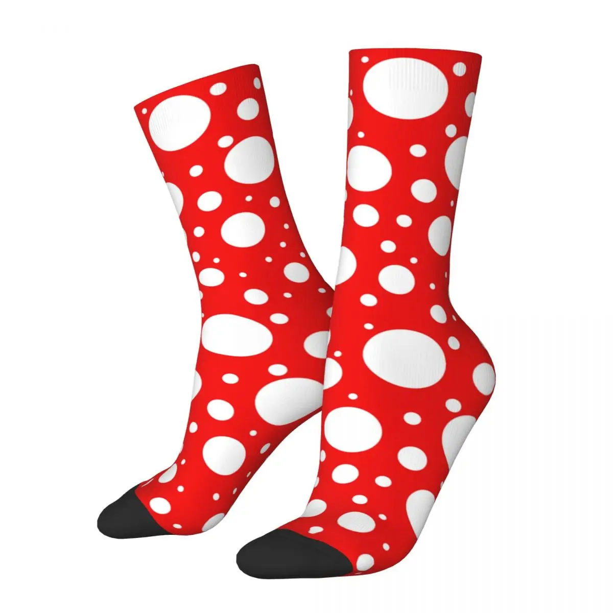 Japanese Artist Yayoi Kusama Inspired Dots Socks Accessories For Men Women Abstract Skateboard Socks Soft Wonderful Gifts