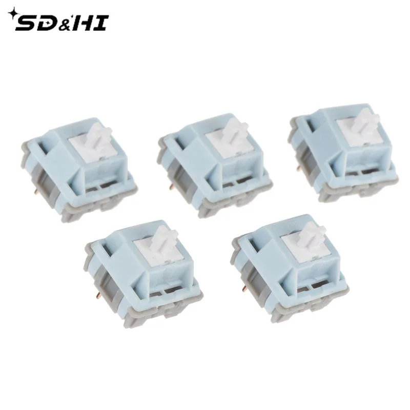 Linear Silent Switch Jarvis JJ 5-PIN 35gf Pre Lubed POM Creamy Switches For Custom DIY 60% Gaming Mechanical Keyboard