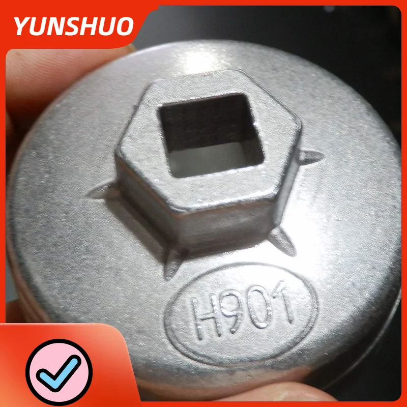 Imagem -02 - Yunshuo-chave de Tampa de Alumínio Filtro de Óleo Ferramentas de Reparação de Carro Abridor de Chave Inglesa Soquete 65 mm 67 mm 74 mm Automático