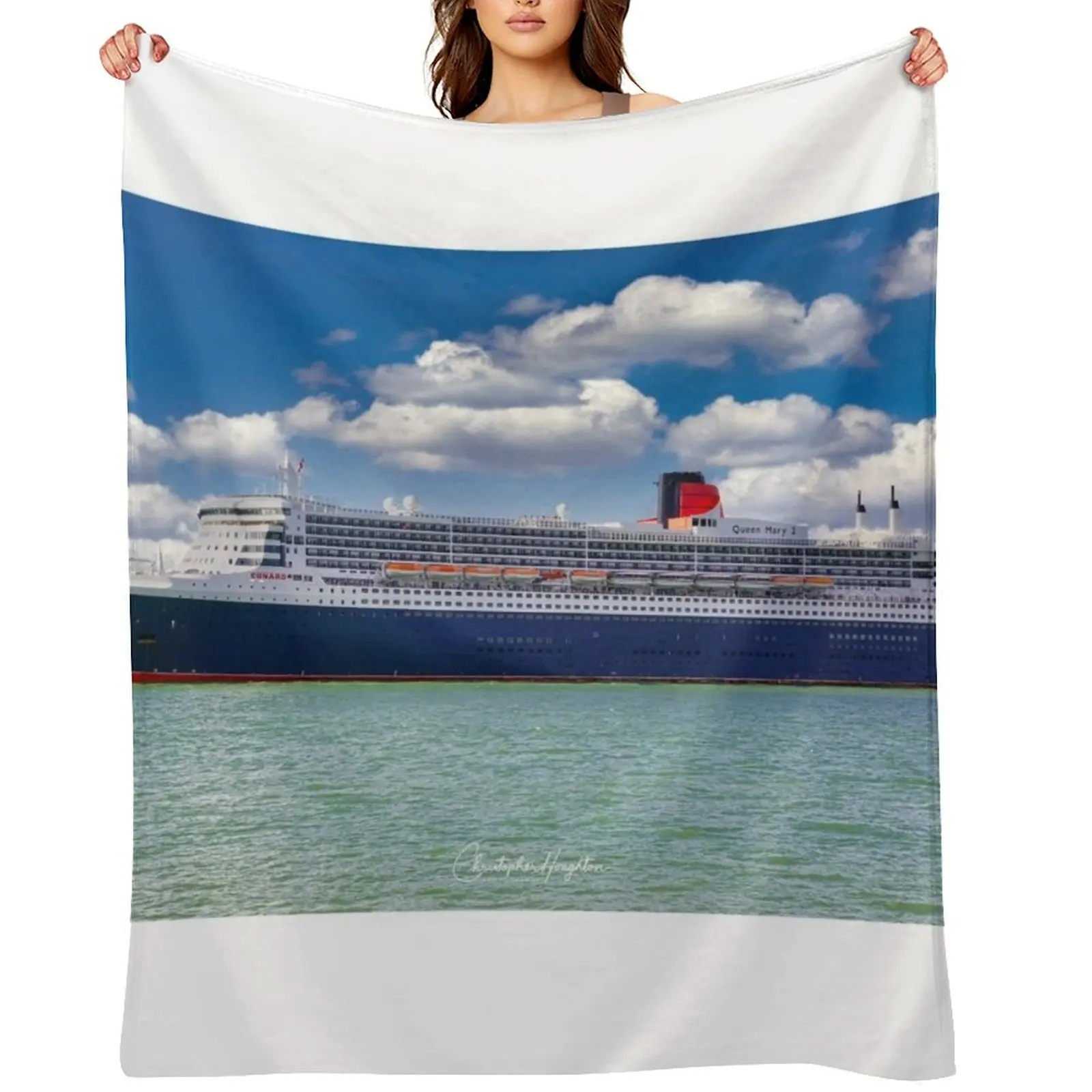 

Queen Mary 2 Throw Blanket Softest For Decorative Sofa wednesday blankets and throws Blankets