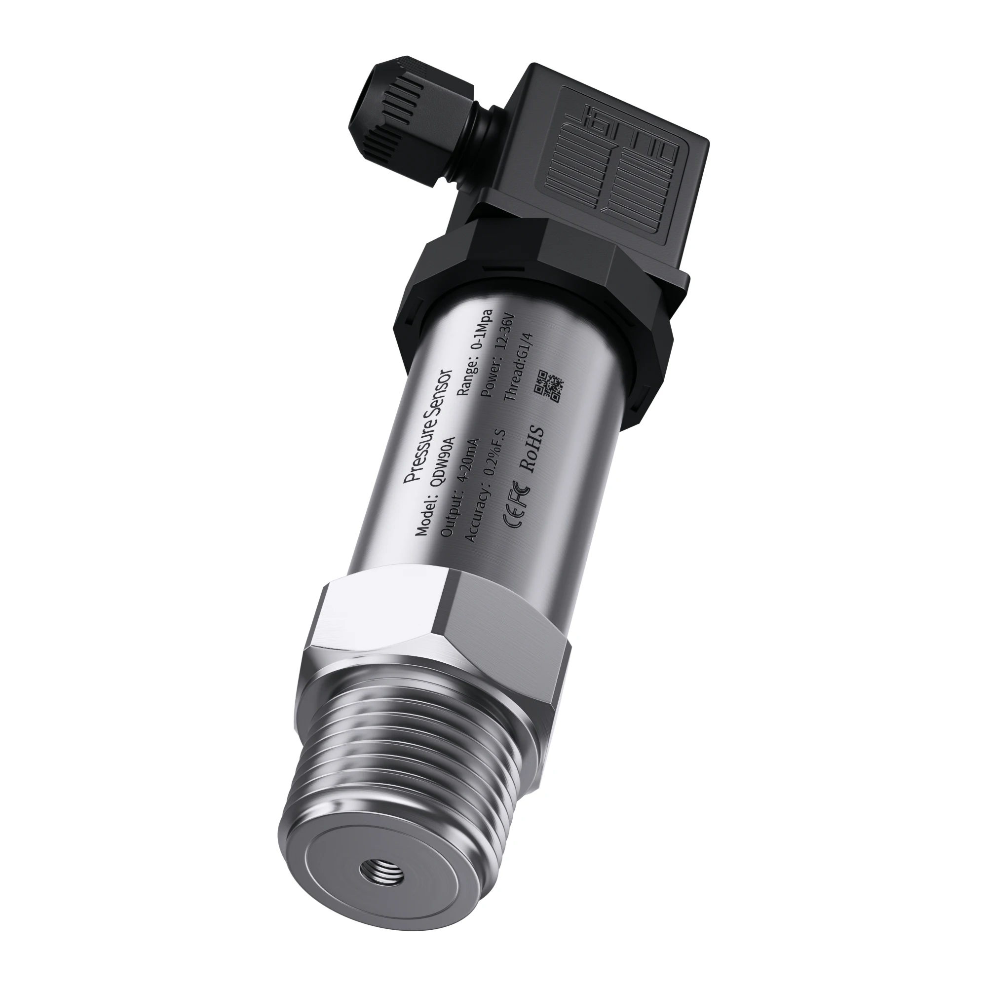 

Pressure Transmitter 0-4bar 0-10bar 0-300bar 0-400bar Water Oil Pressure Sensor M20*1.5 DC24V Pressure Transducer