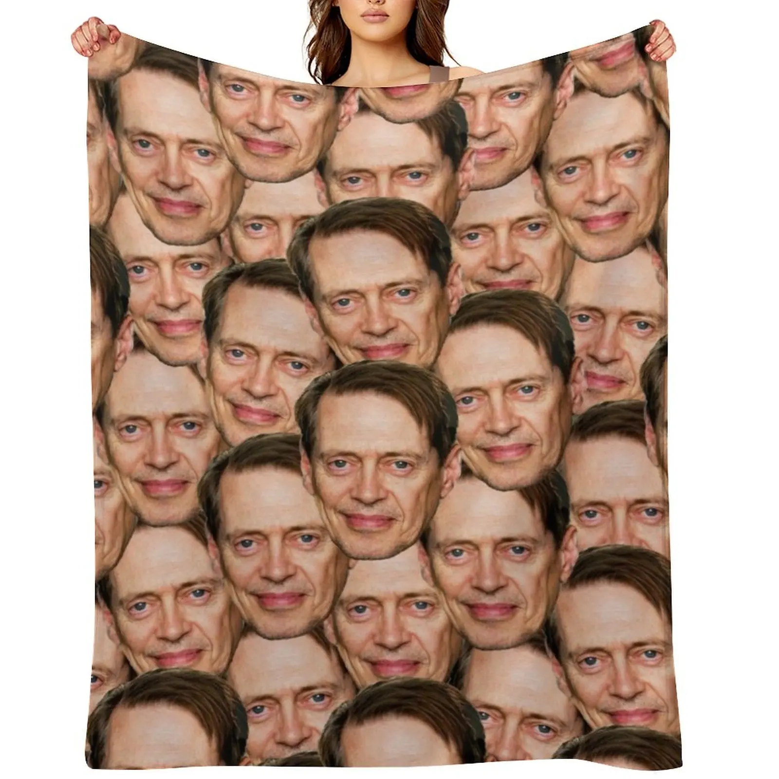 

Steve Buscemi trending Head Design Throw Blanket Large Stuffeds Soft Blankets