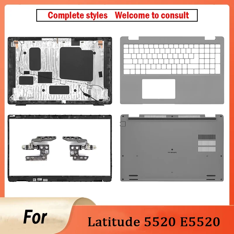 

Новый чехол для ноутбука Latitude 5520 E5520, верхняя крышка ЖК-дисплея/задняя крышка/передняя панель/петли