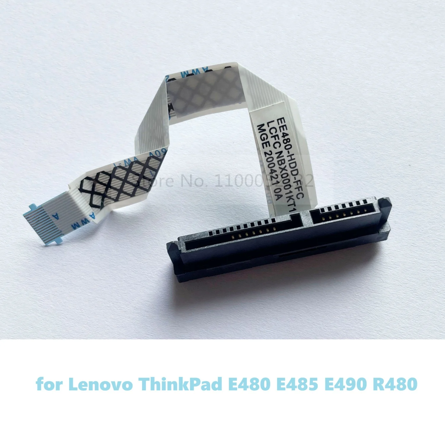 

Replacement 2.5" SSD HDD SATA Hard Drive Cable Connector Interposer for Lenovo ThinkPad E480 E485 R480 E490 NBX0001KT10