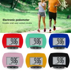 Portable Pedometer Seniors Fitness 3D Pedometer Accurate Reading Calorie Counting Running Pedometer Walking Use