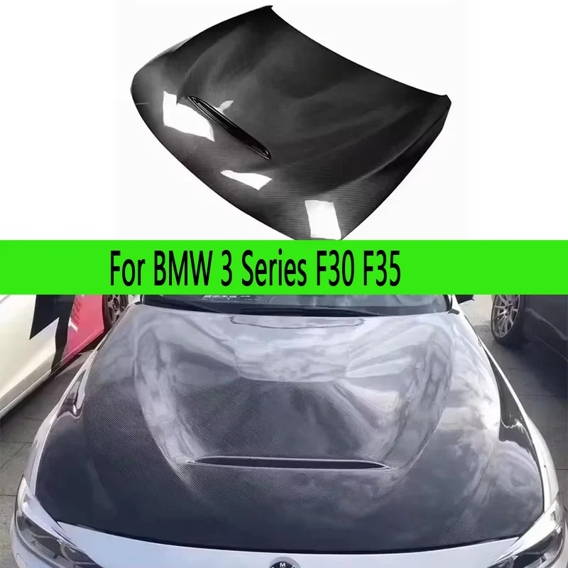 

For BMW 3 Series F30 F35 2012-2019 Carbon Fiber Hood Engine Cover Hood Car Headliner Hood Cover GTS Style Auto parts body kit