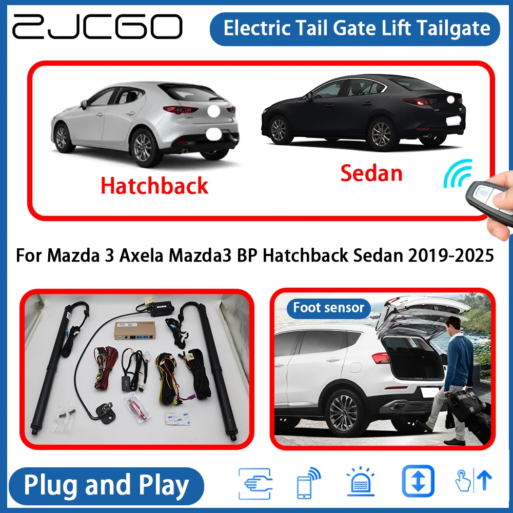 

for Mazda 3 Axela Mazda3 BP Hatchback Sedan 2019-2025 Automatic Powered Tailgate Power Liftgate Electric Tail Gate Lift