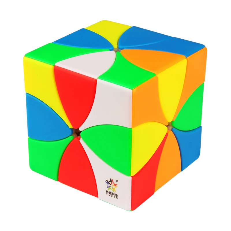 Yuxin Alien Cube magique huit feuilles fleur Cube magique magnétique Cube de vitesse Puzzle jouet enfants cadeau Cubo Magico Puzzle