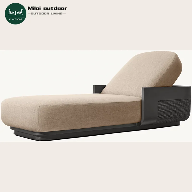 

Modern Outdoor Furniture Waterproof Aluminum Lounge Chairs And Metal Beds For Garden Hotels Villas Pool For Outdoor Usage