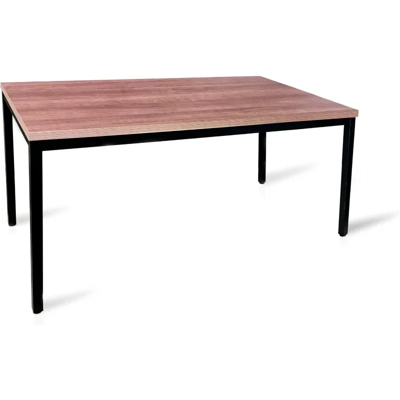 Simple yet sturdy computer desk - perfect for work and study, multifunctional desk for writing, dining and workstation