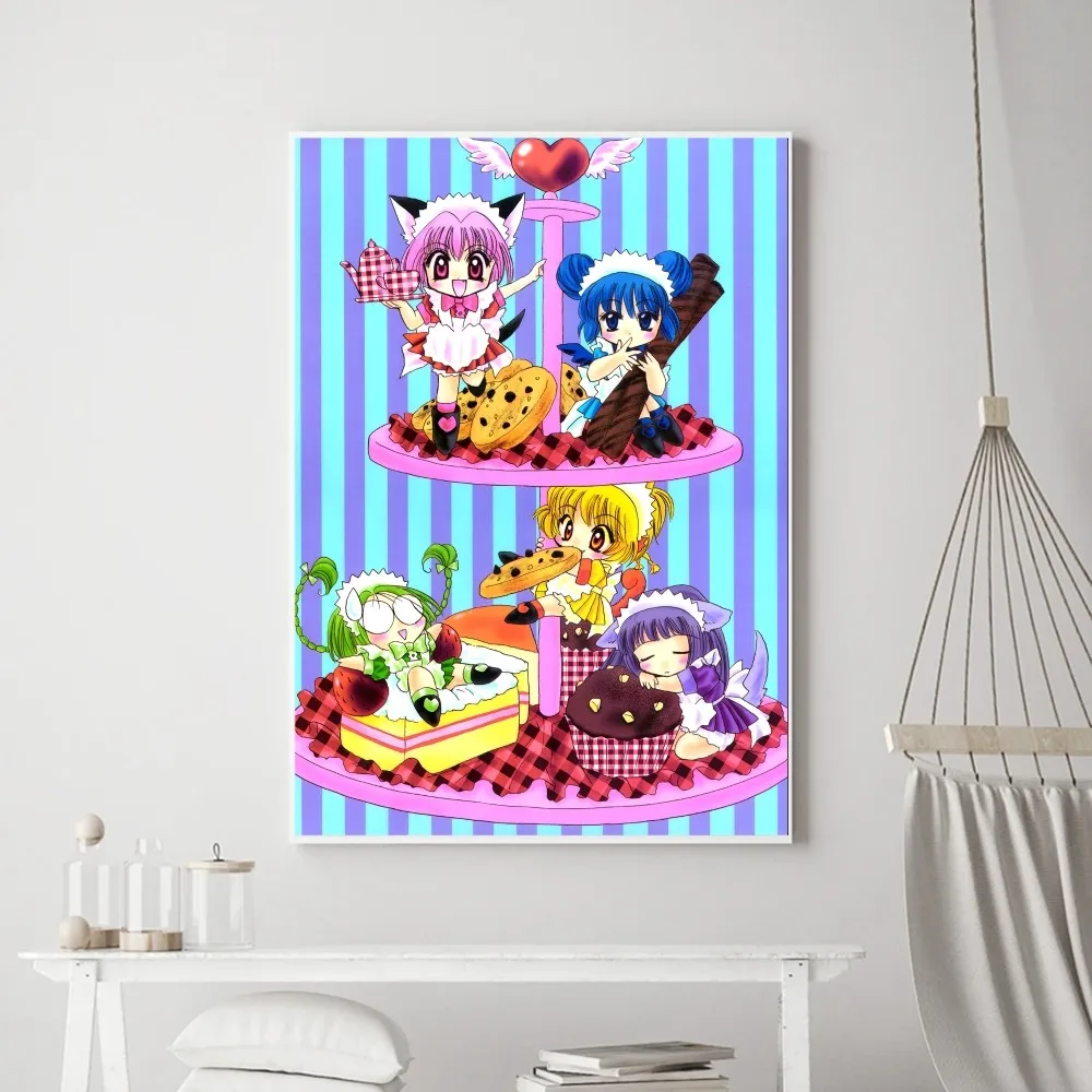 Tokyo Mew Mew Anime Poster Prints Poster Wall Painting Bedroom Living Room Wall Bar Restaurant Sticker Small