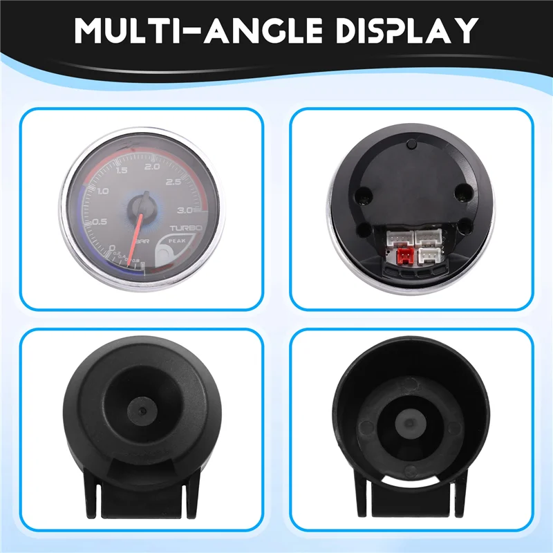 

Car Meter 12V Turbo Boost Gauge 0- 3BAR Universal Gauge For Vehicle Performance Monitoring