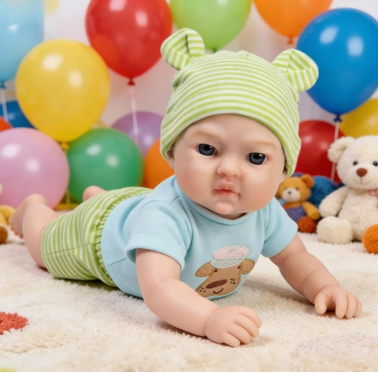 

NPK 30cm 12'' High Quality Super Soft Solid Platinum Silicone Flexible Elastic Lifelike Premie Size Cute Bebe