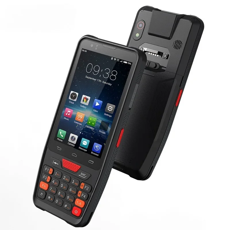 New Portable Smart Android 12.0 NFC 4G Mobile Terminal 4-Inch Industrial Rugged PDA Barcode Scanner Handheld 4G Connectivity