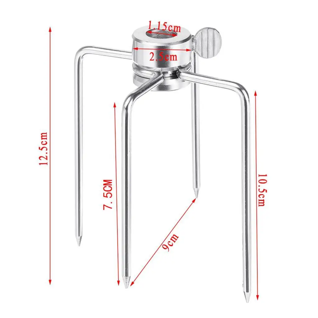 Heavy Duty Barbecue Utensils Set Stainless Steel Rotisserie Forks for Grilling Steak Beef Chicken on Charcoal Grill