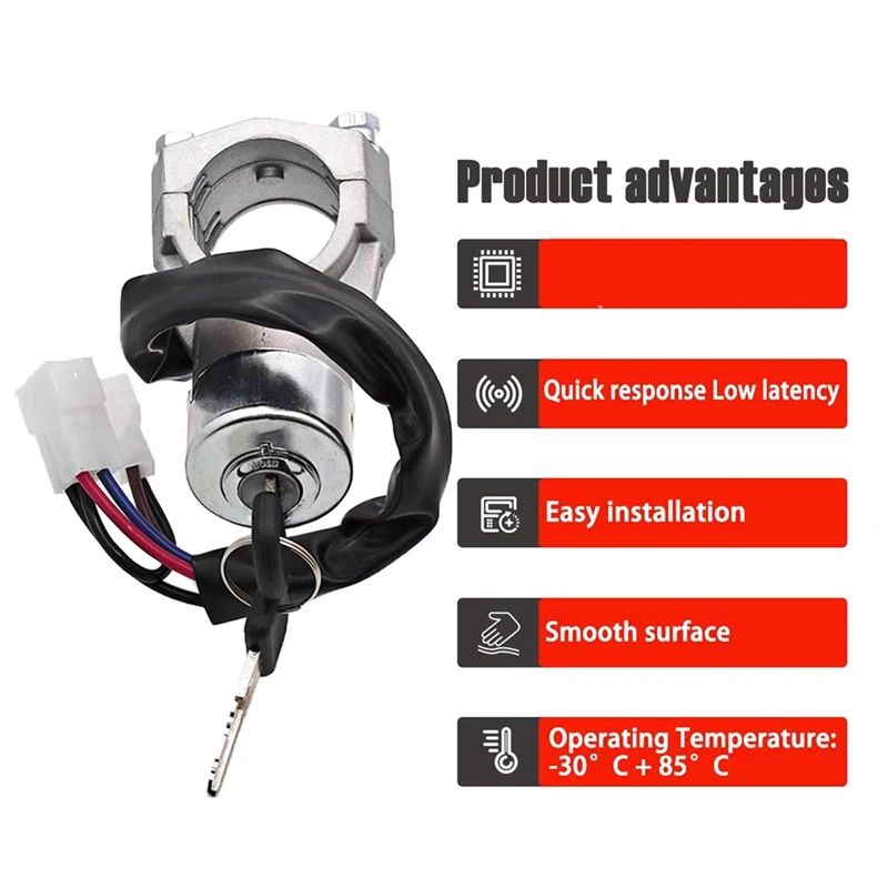 Super Sale 64420188 Ignition Switch Ignition Lock Start Switch Control Knob for Fiat 4466693 Starter Block Ignition Car Parts