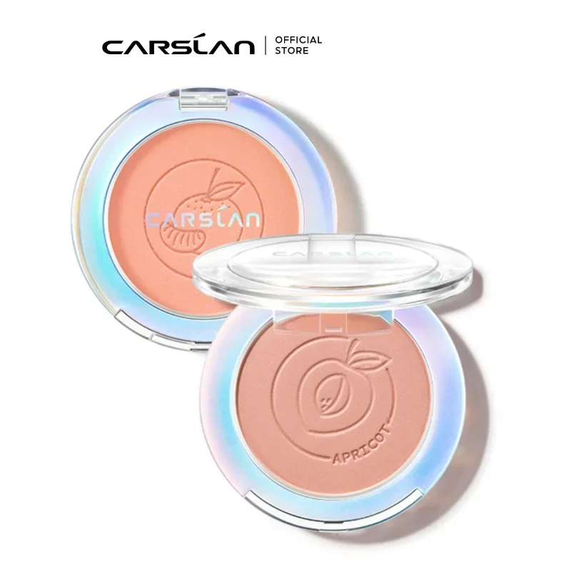 

CARSLAN 6 Colors Dazzling Blush Palette Nude Matte Shimmer Glitter Natural Highlighting Blusher Rouge Cheek Tint Makeup Cosmetic