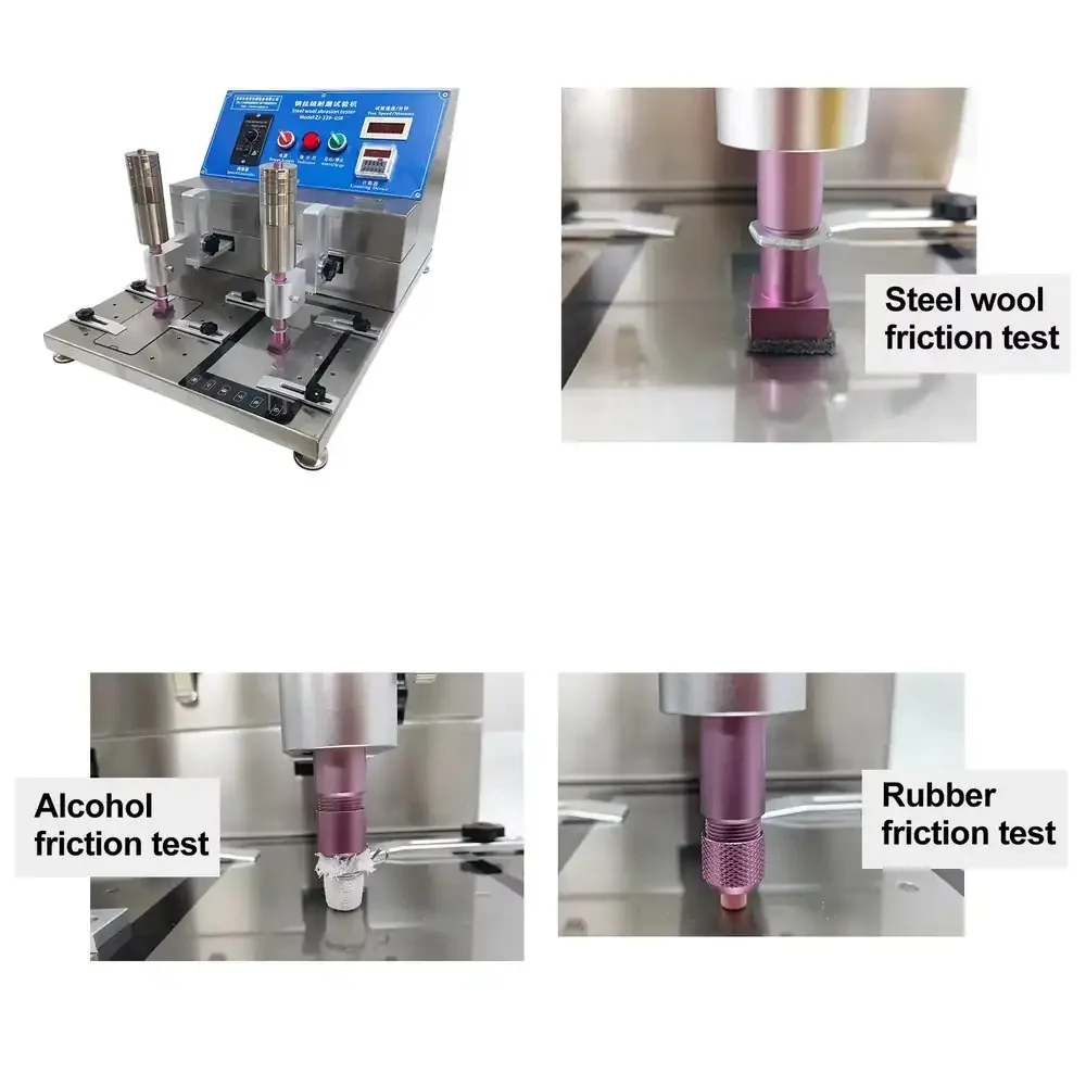 Steel Wool Abrasion Resistance Tester for ZJIA ZJ-339-GSR Rub Test Machine Rubber Abrasion Testing Equipment for