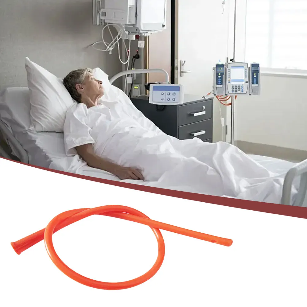 20-200Pcs Disposable Red Catheter Urine Medical Sterilization Home Care Latex Foley Catheter 38cm