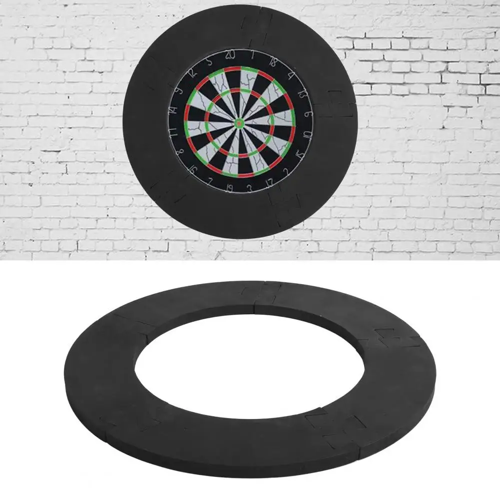 Splicing Dart Board Wall Protector Ring High Strength Removable Wall Surround Cork Dartboard Backboard Black Ring Wall Protector