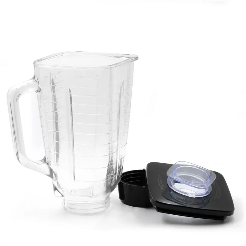 N98R Glass Jar With 6-Blade Ice-Crushing Assembly, For Oster Blender Replacement Accessory Kit- Models 4655, 4961, 4980