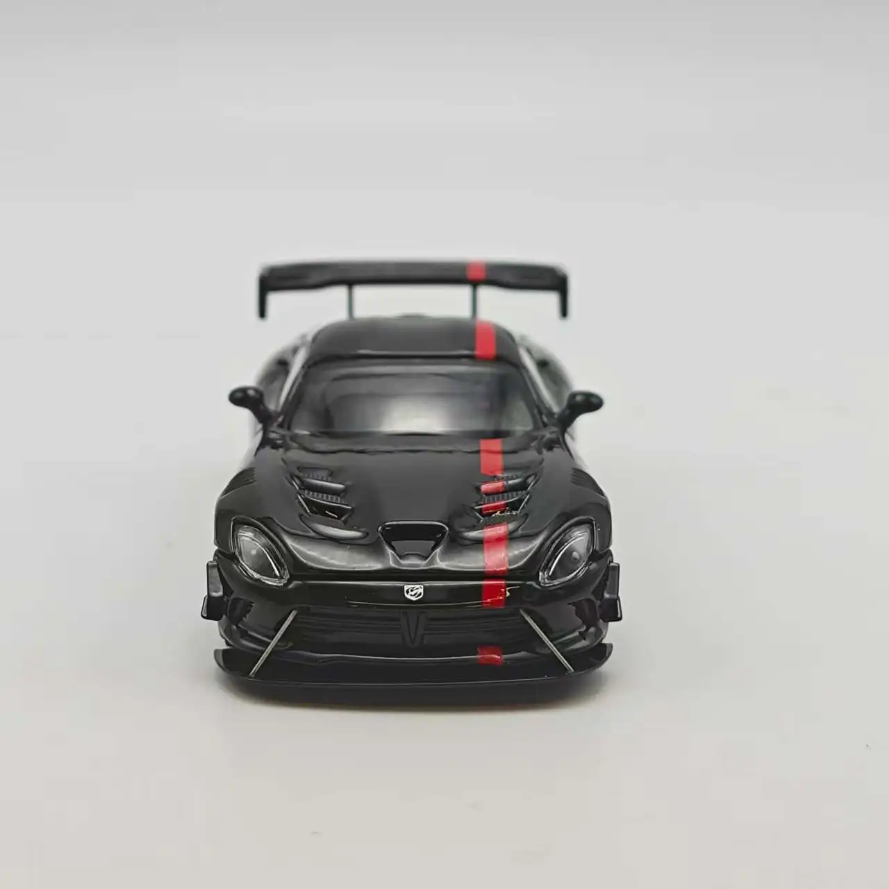 Hone Model HM 1:64 Viper ACR Limited Edition Black Alloy Car Model Front Cover Openable
