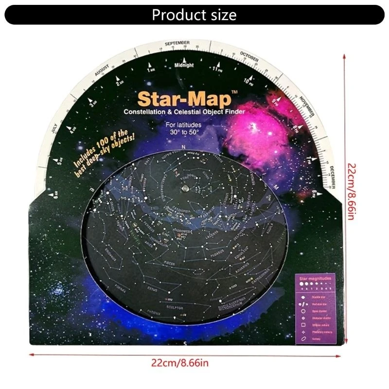 J0MB Rotating Star Chart Map For Science Clubs Portable Stargazing & Planet Discovery - Image 4