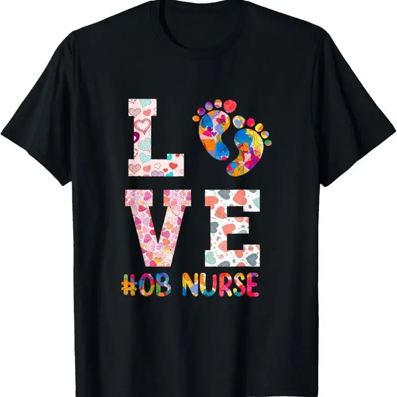 Ob Nurse Valentines Day Delivery Labor T Shirt