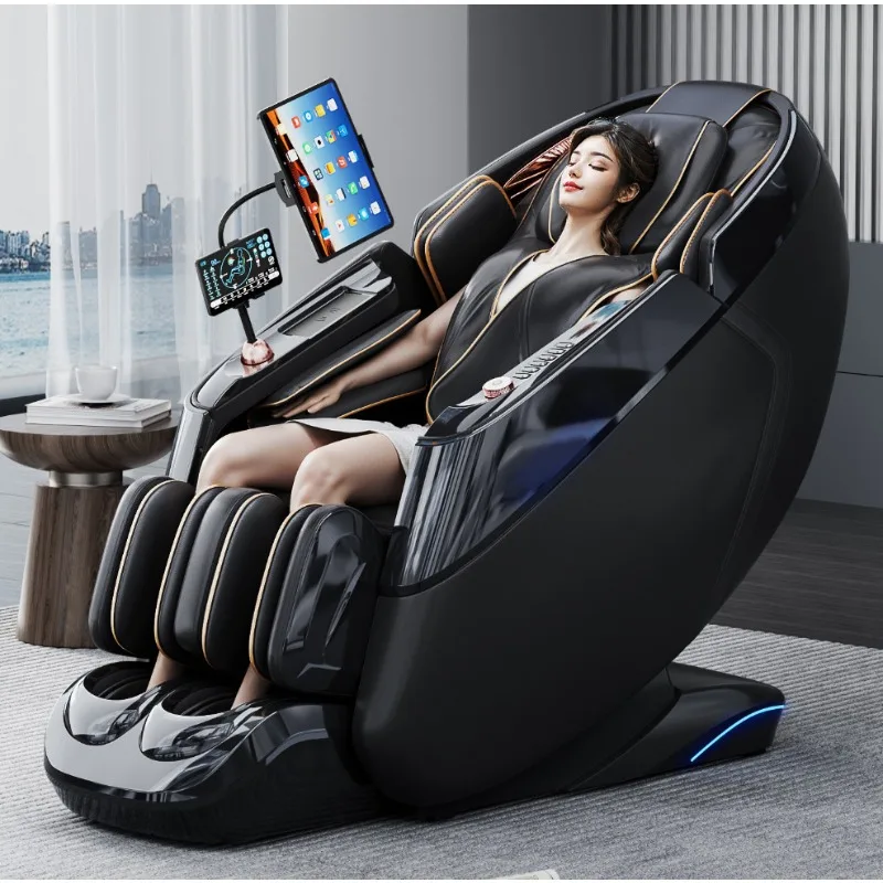 

4D Movement New Massage Chair Household SL Rail Manipulator Automatic Space Capsule AI Voice Electric Massage Chair