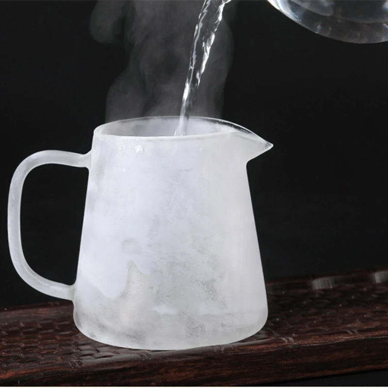 Heat-resisting Clear Glass Tea Pot Fair Cup Cha Hai Teapot With Infuser Puer Tea Brewing Kettle Pu Erh Gaiwan Set Pots Teapots