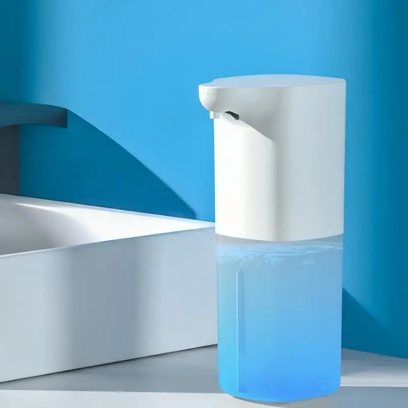 Dispensador Automático de Sabão em Espuma Infravermelho Recarregável por USB, Dispensador de Desinfetante para Mãos Sem Toque para Banheiro e Cozinha