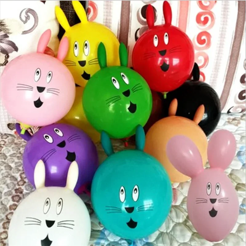 1/5/10 sztuk nowy śliczny królik nadmuchiwana piłka urodziny rocznica ślubu dekoracja na dzień dziecka balony lateksowe 12 cali