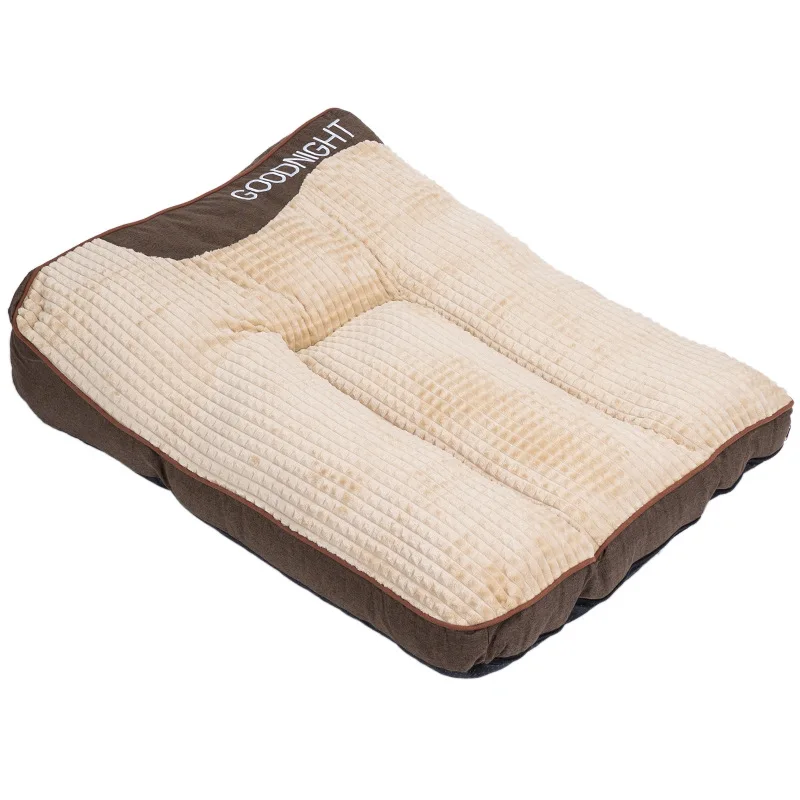 Household dog bed, warm and thick in winter, large pet bed, detachable, washable, non slip, pet sofa, bed cushion