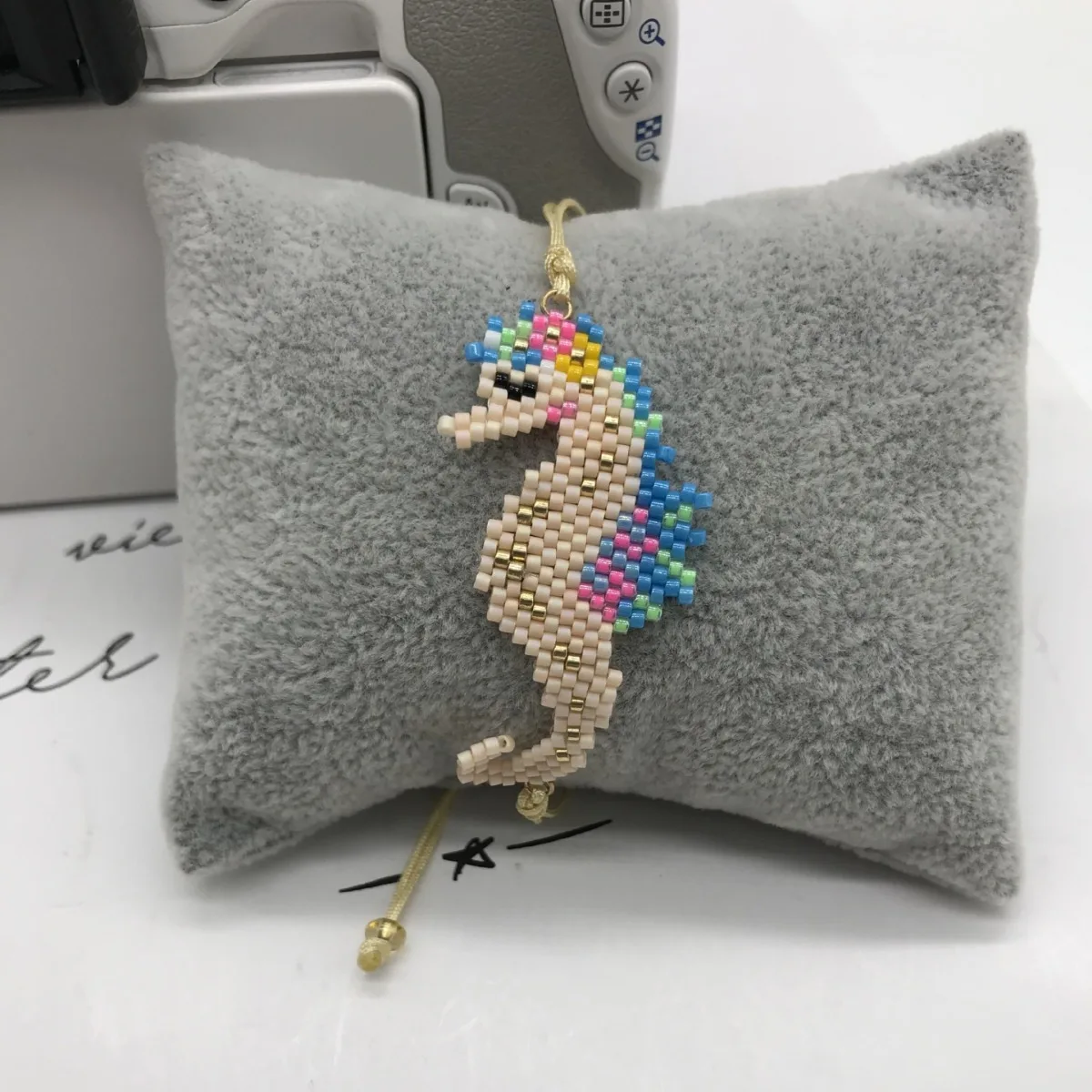 Bohemia Rice bead bracelet Animal Seahorse Hand weaving Personality Adjustable Simplicity Popular Ethnic style Beaded bracelet