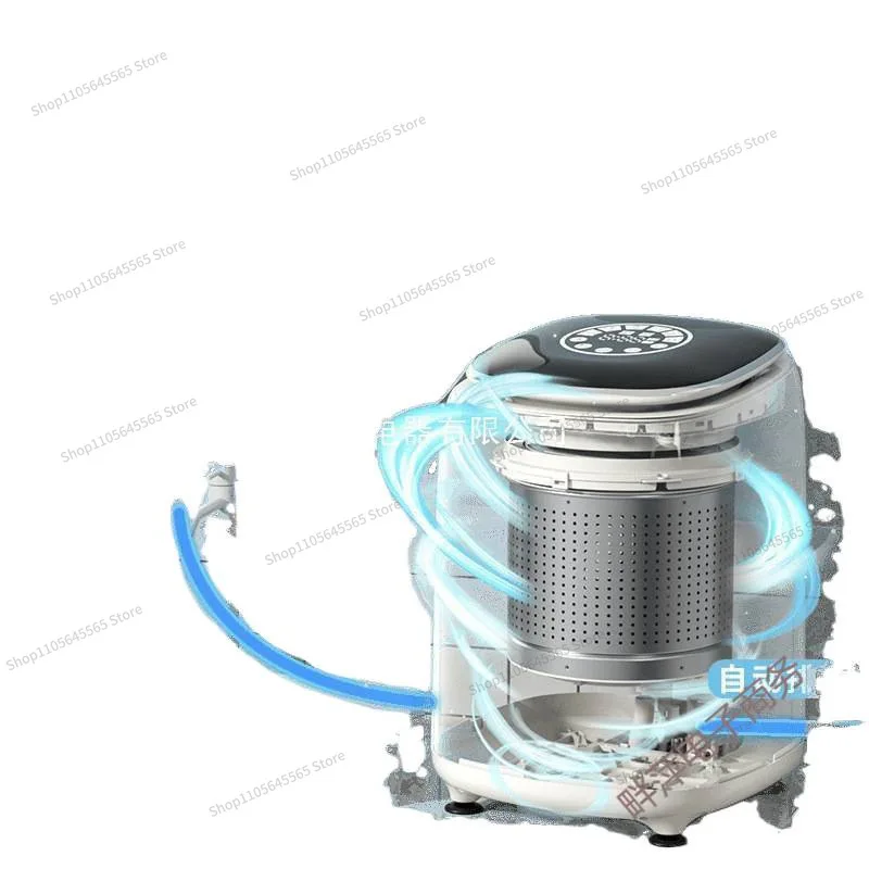 For washing machine manual water loading and launching household small non-high temperature boiling and washing sock machine