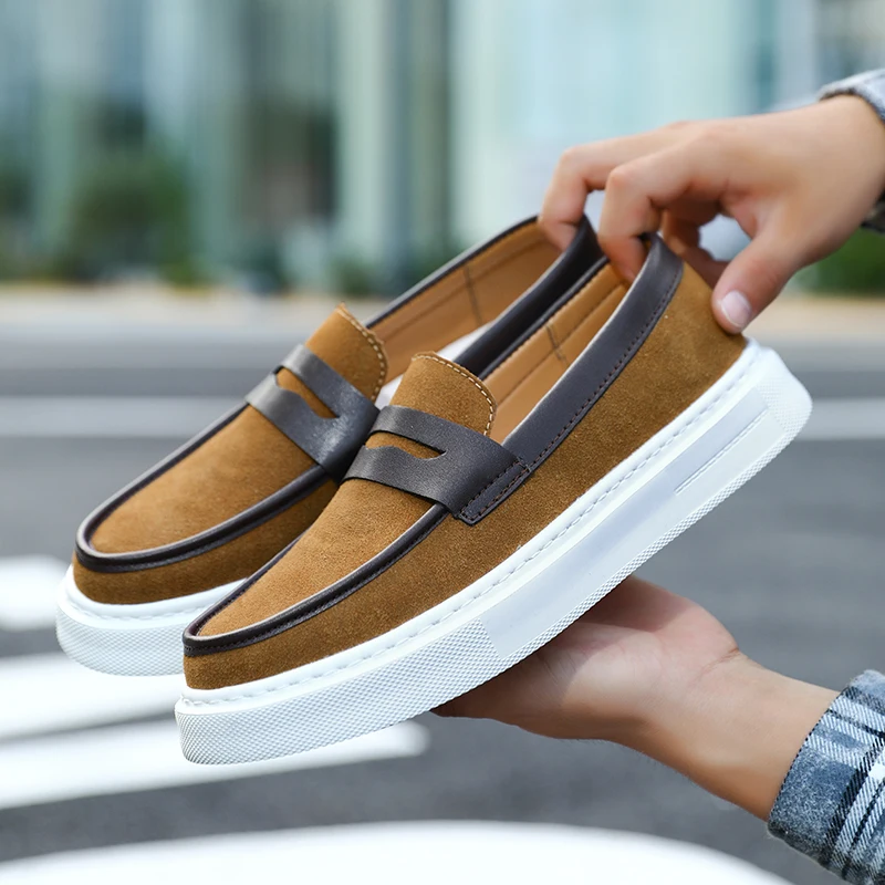 Men's casual shoes Minimalist comfortable high-quality style Work Leisure Office Outdoor daily young hot selling shoes Slip on