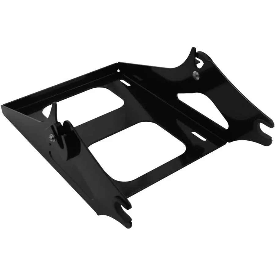 رف أمتعة مثبت على حزمة جولة من TwoUp مع مجموعة أدوات لرسو السفن ذات 4 نقاط لدراجة Harley Touring Road Glide Electra Glide Road King Stre