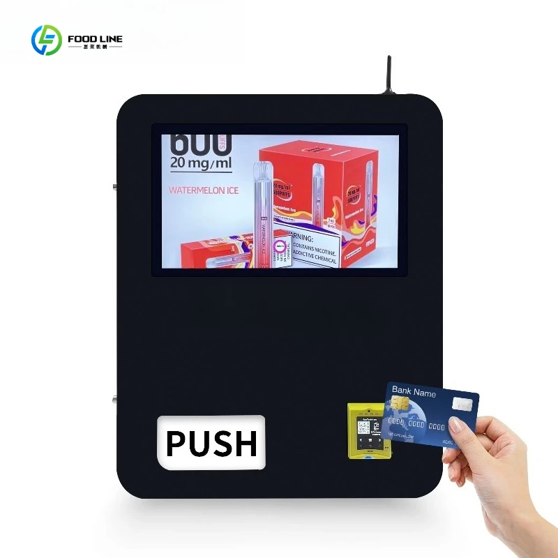 Customized Automatic Wall Mount Vending Dispenser Cashless QR Code Payment Small Items