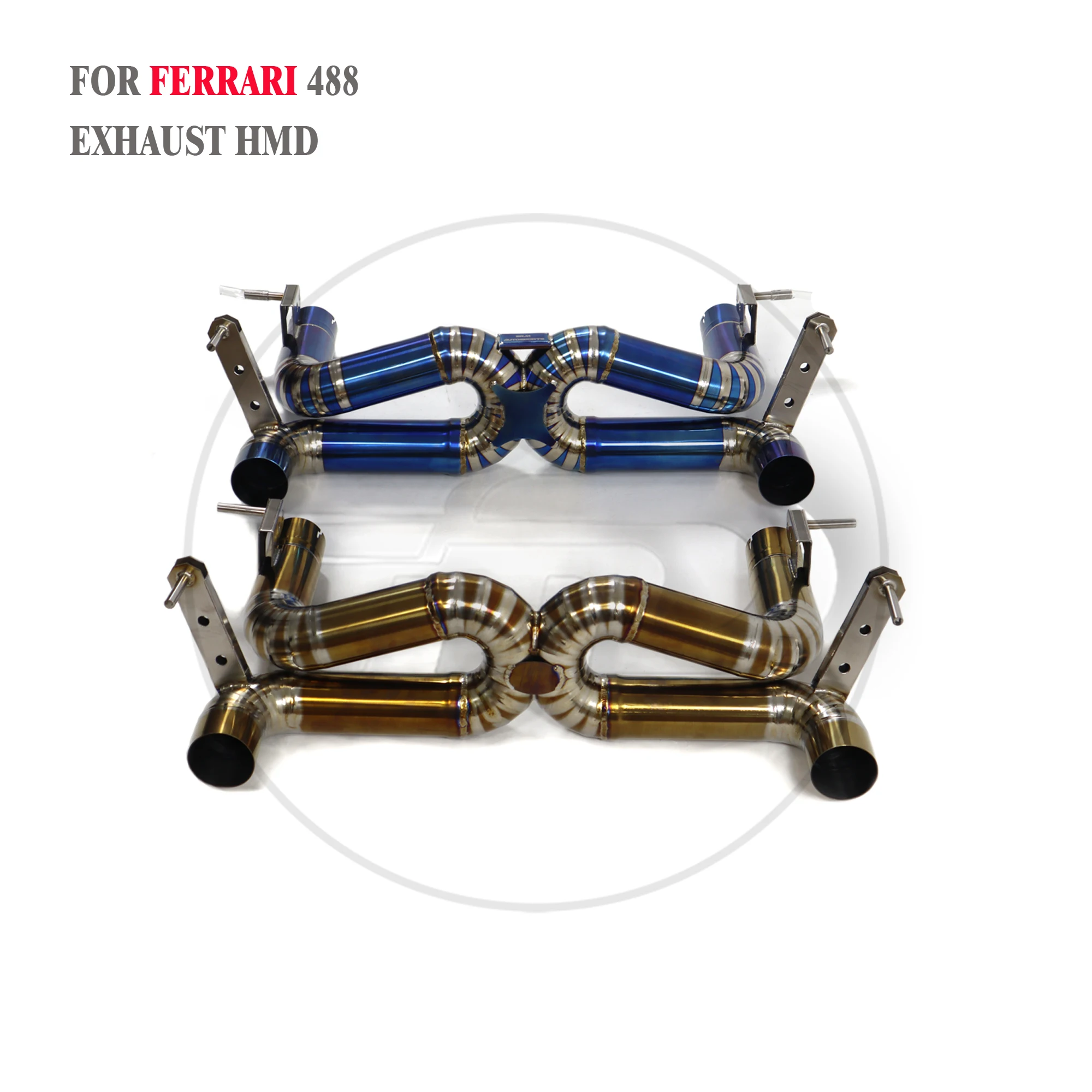 HMD Performance Exhaust For Ferrari 488 GTB Valveless Titanium Exhaust