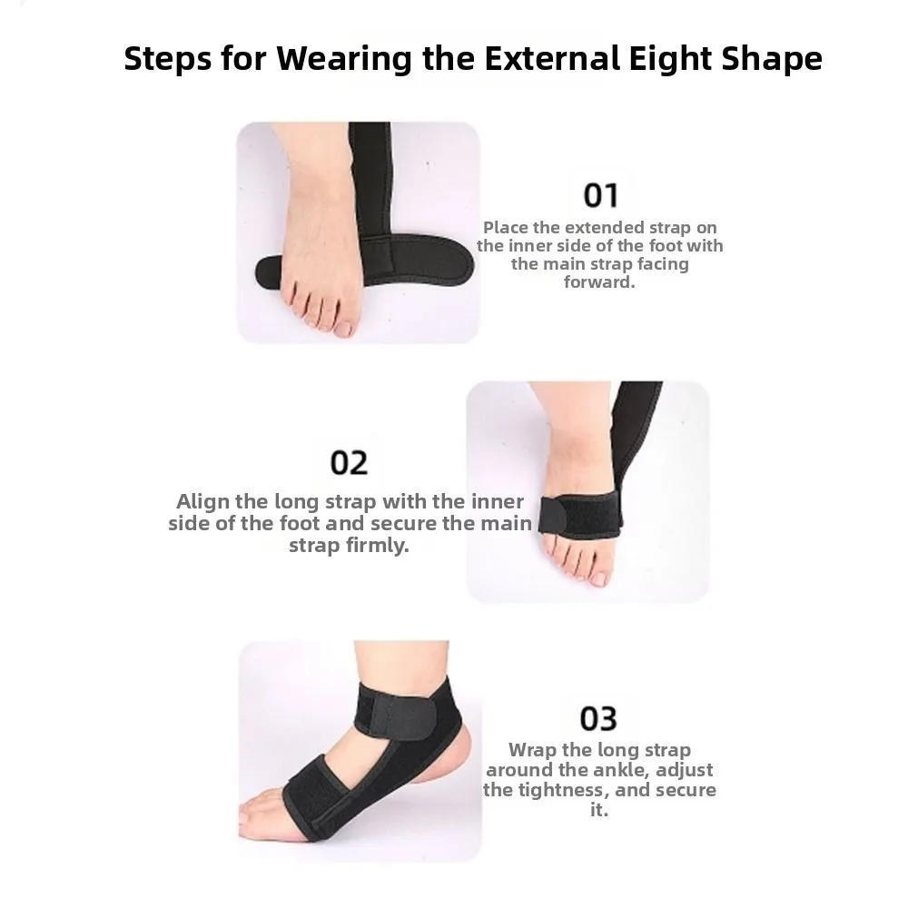Internal Rotation Leg Foot Corrector External Rotation Leg Shape Correction XO Type Correction Belts Leg Strap Inversion Strap