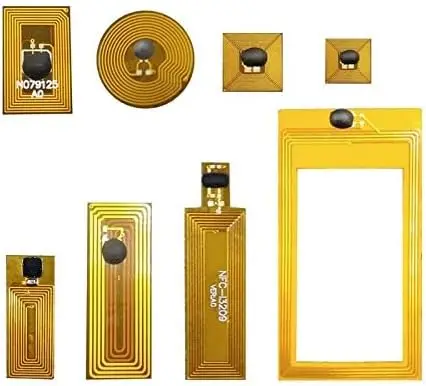 Imagen 2 del producto 10 Uds. Chip NFC RFID 213 de 5MM dentro de Mini emparejamiento Bluetooth etiqueta RFID NFC tarjeta NFC programable gestión de etiquetas FPC funciona con Android