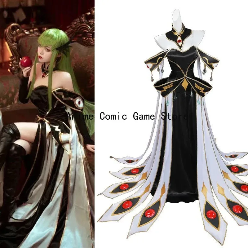 

IN STOCK S-2XL CC Cosplay Anime Game Code Geasss Empress Ver. Cosplay Costume Halloween Party Outfits for Women
