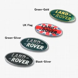 Car 86x43mm Front Grille Tail Trunk UK Flag Emblem Car Sticker For Land Rover Sport Rnage Rover 2 3 4 Freelander 1 Defender LR2