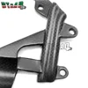 DUCATI 파니갈레 V4 V4S V4R SP 2018-2021 풀 탄소 섬유 리어 브레이크 오일 포트 브래킷, 브레이크 라인 커버 오토바이 액세서리 4